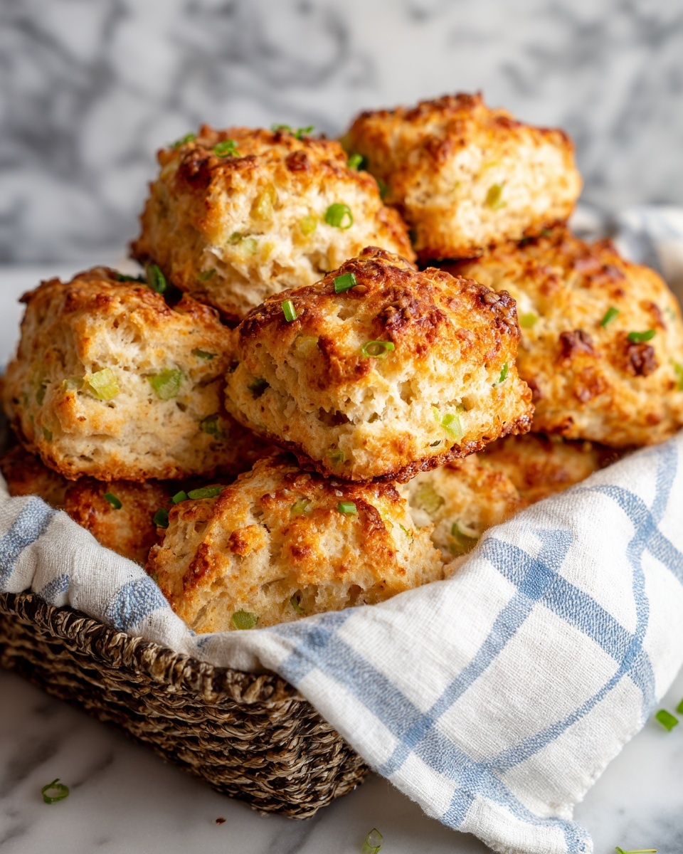 Ultimate Stuffing Biscuits – Savory Easy Side Dish Recipe - Recipe Image