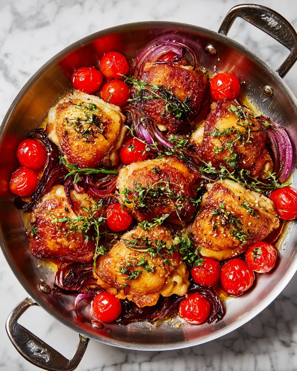 Balsamic Chicken and Tomatoes Recipe - Recipe Image