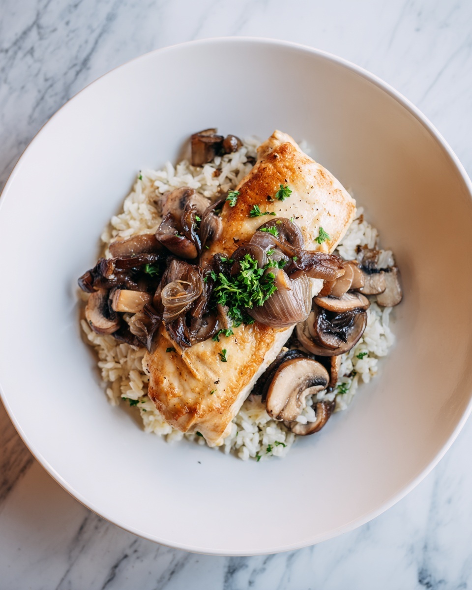 French Onion Chicken & Rice Casserole Recipe - Recipe Image