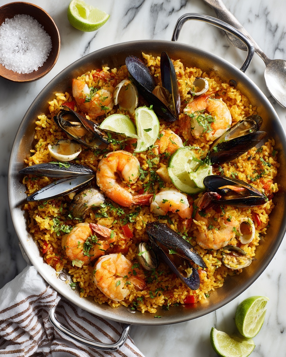 Seafood Paella Recipe - Recipe Image