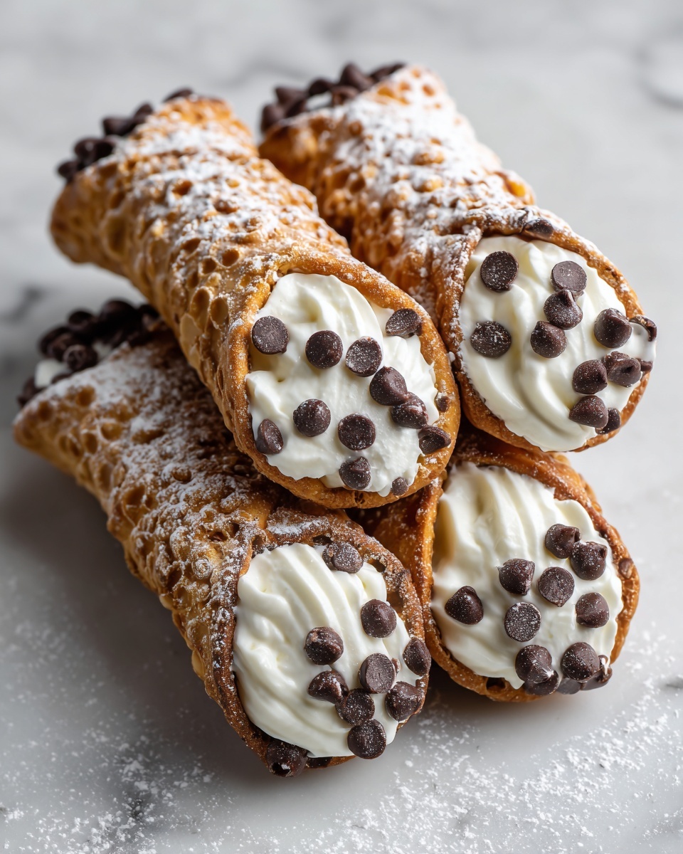 Homemade Cannoli with Ricotta Filling and Crispy Shells Recipe - Recipe Image