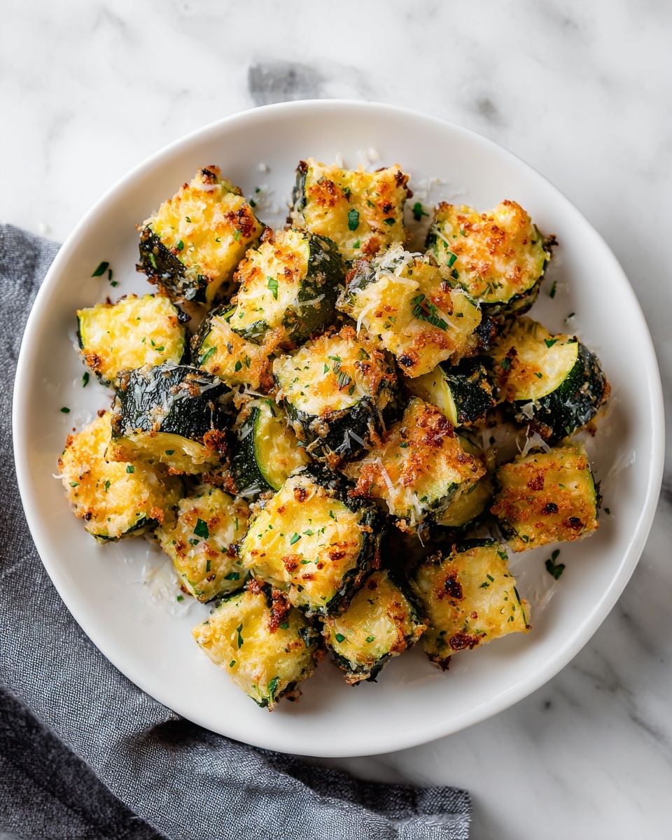 Low-Calorie Air Fryer Zucchini Parmesan Recipe - Recipe Image